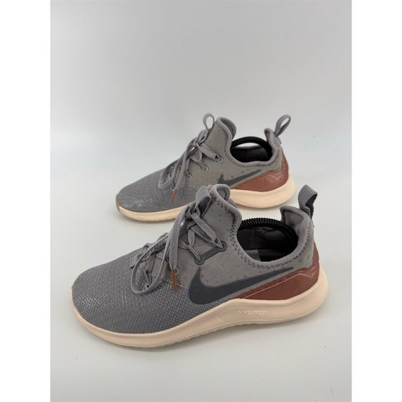 Nike Free TR 8 Premium Women's Running Shoes Gray Silver‎ Rose Size 8 - Picture 3 of 8